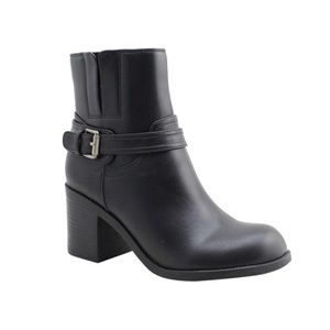 NEW! Michael Antonio Mack Block Heel Buckle Boots